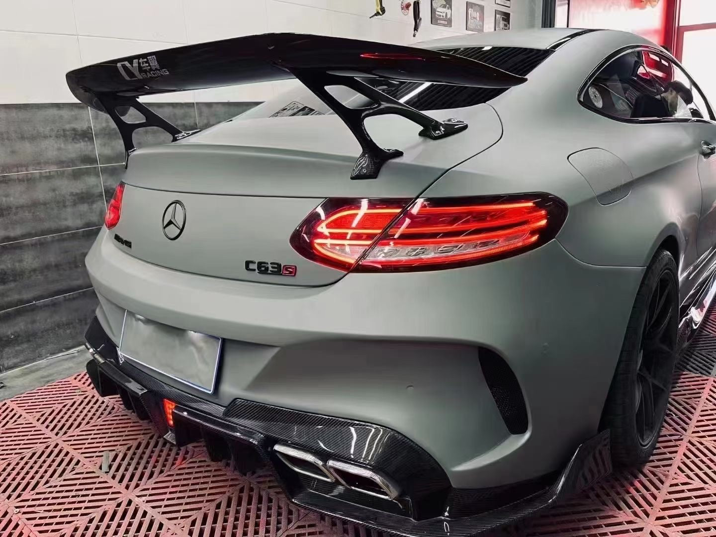 C63/s W205 coupe rear bumper