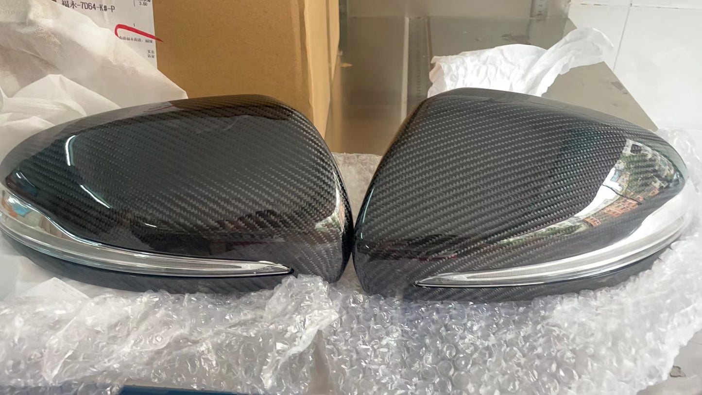 C63 W205 Carbon mirror caps