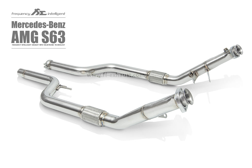 FI Exhaust S63 Coupe C217 Downpipe