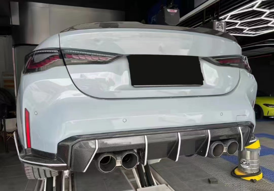 BMW M3 M4 G80 G81 G82 dry carbon Mp style rear corner skirt