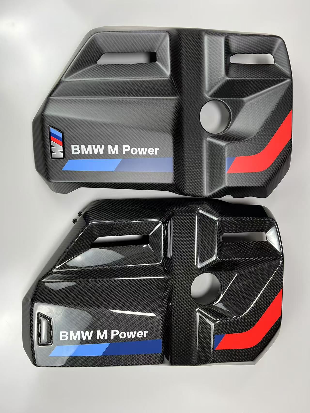 BMW G8X MP dry carbon engine cover