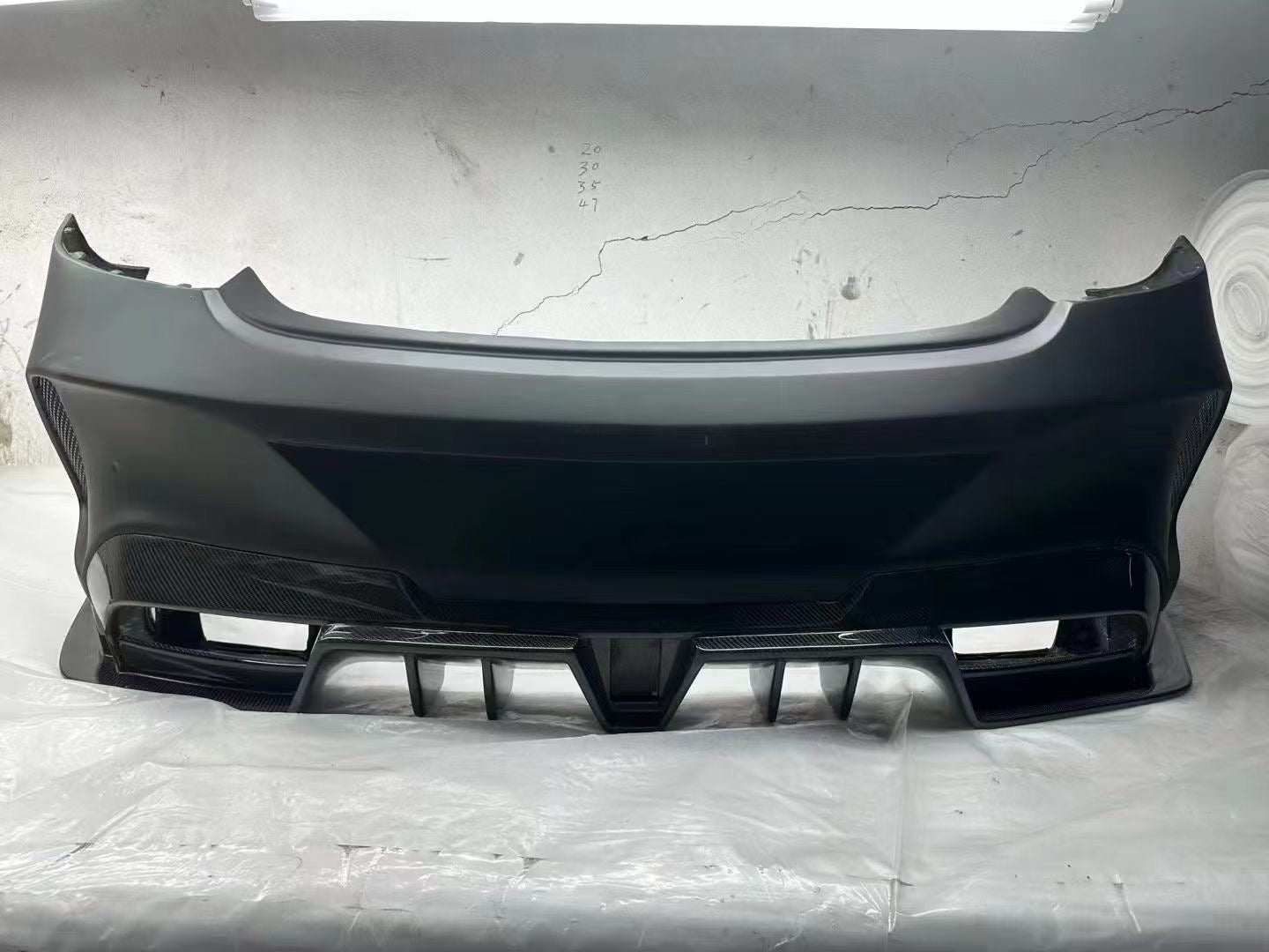 C63/s W205 coupe rear bumper
