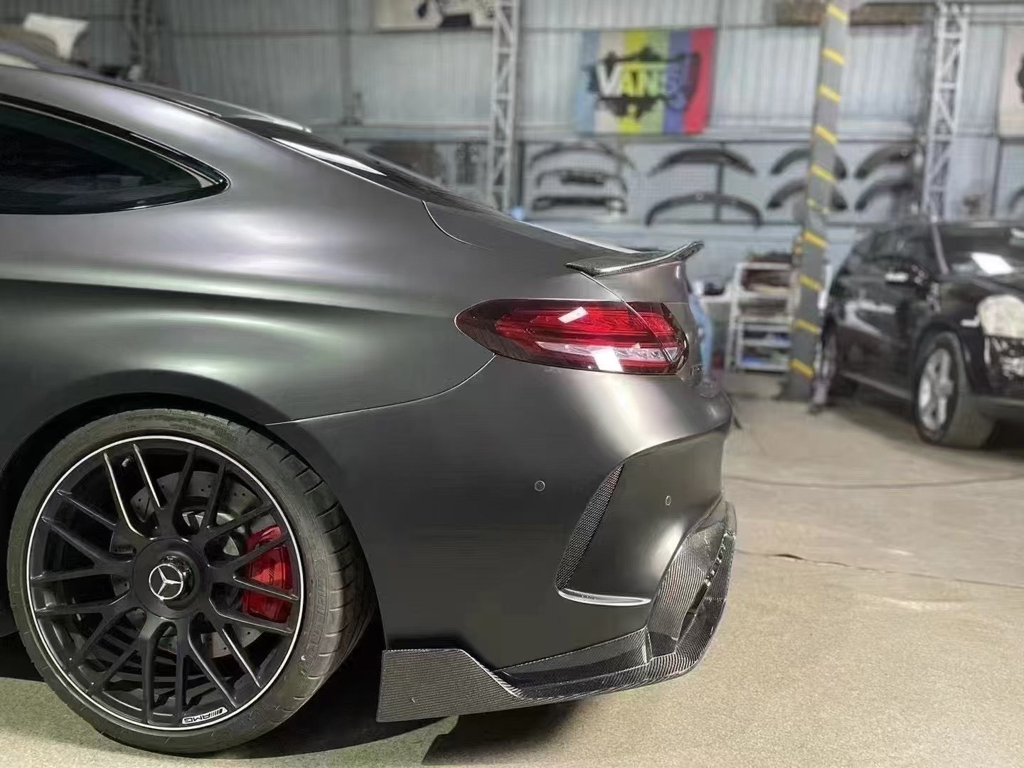 C63/s W205 coupe rear bumper