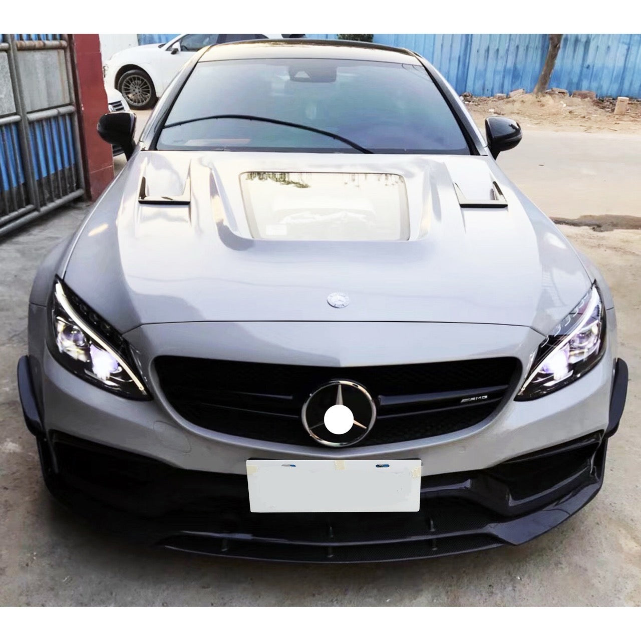 C43 AMG carbon hood