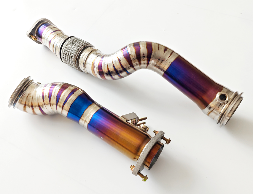 CW Performance BMW M3 M4 G8X titanium downpipe