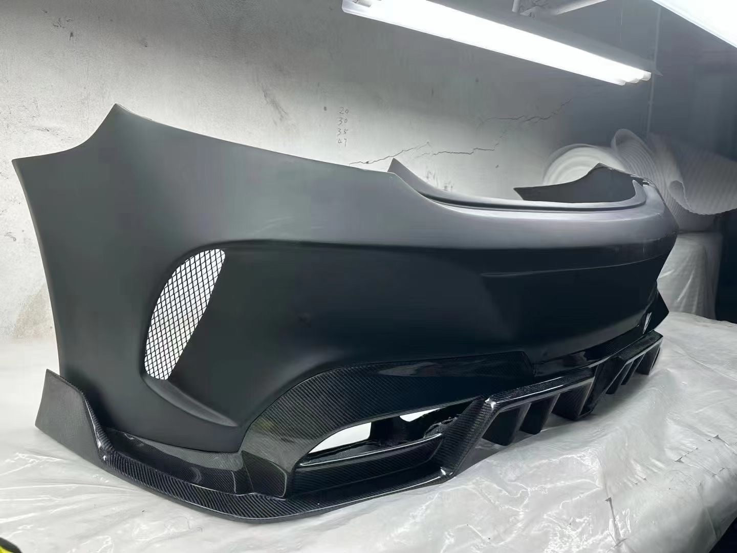 C63/s W205 coupe rear bumper