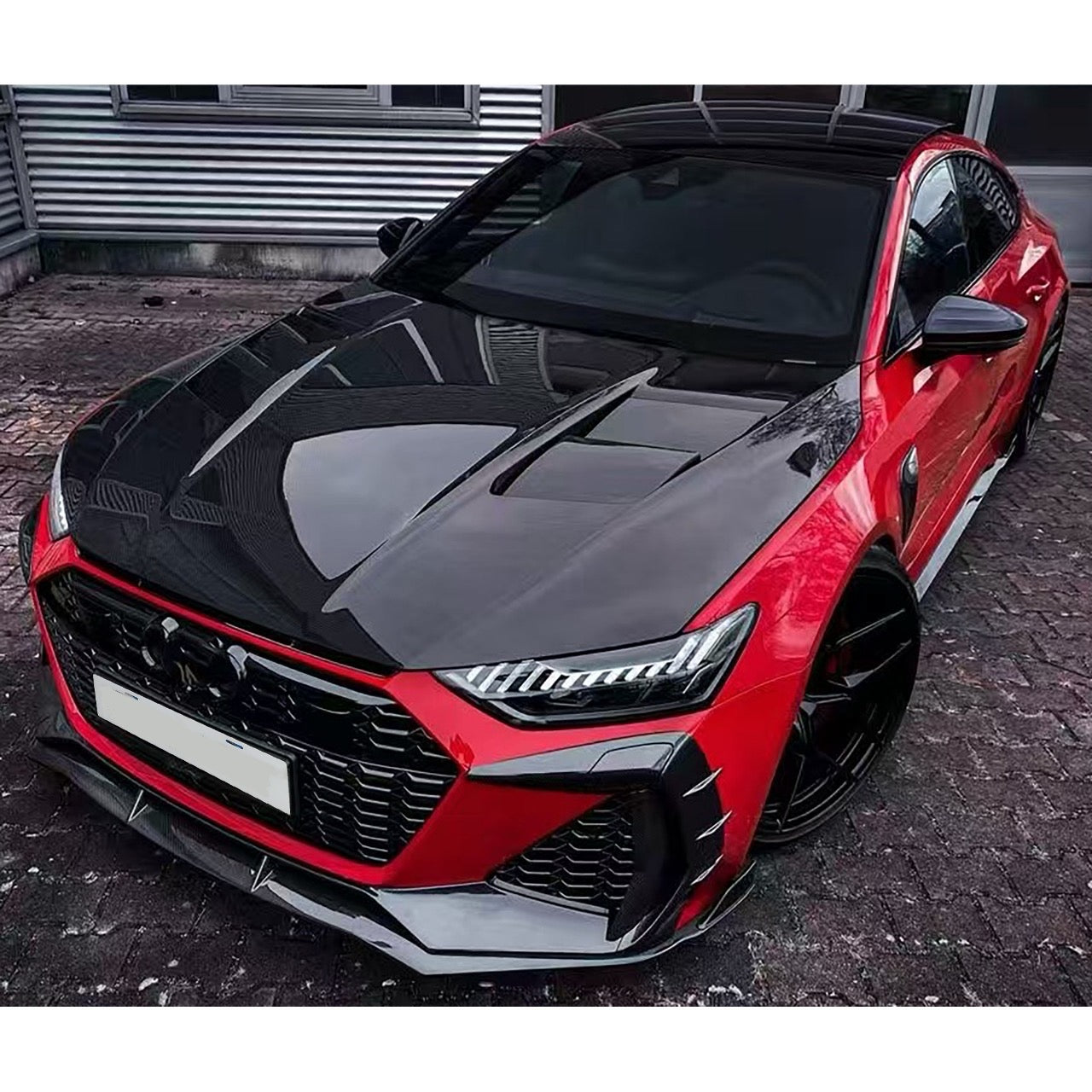 RS7 C8 dry carbon hood