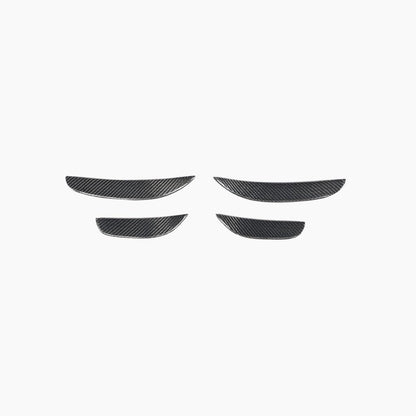 C63/S AMG W205 carbon front bumper canards