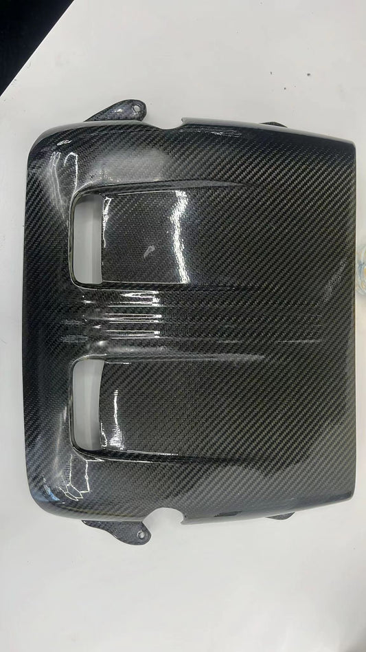 C63 AMG dry carbon turbo cover