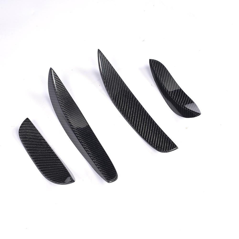 C63/S AMG W205 carbon front bumper canards