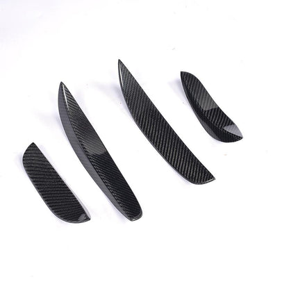 C63/S AMG W205 carbon front bumper canards