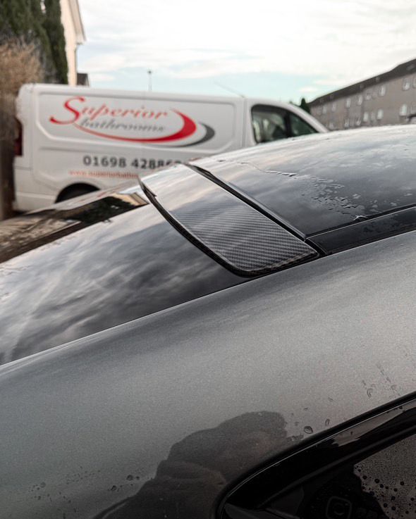 C63/S AMG Coupe carbon roof spoiler