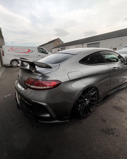 C63/S AMG Coupe carbon roof spoiler
