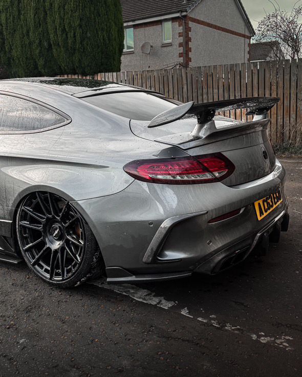 C63/S AMG Coupe carbon roof spoiler