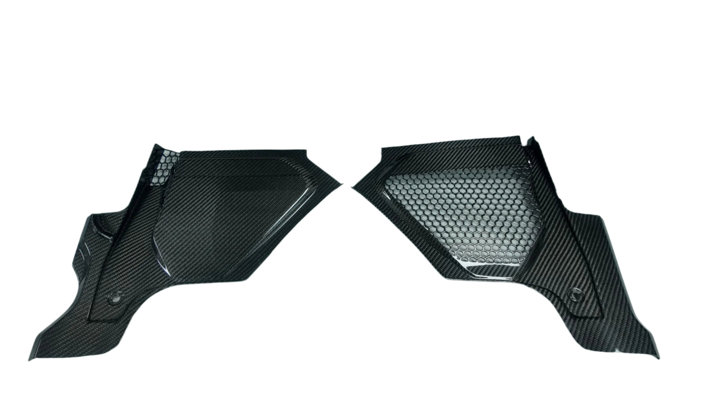 BMW M2 M3 M4 G8X dry carbon cabin grid cover plate