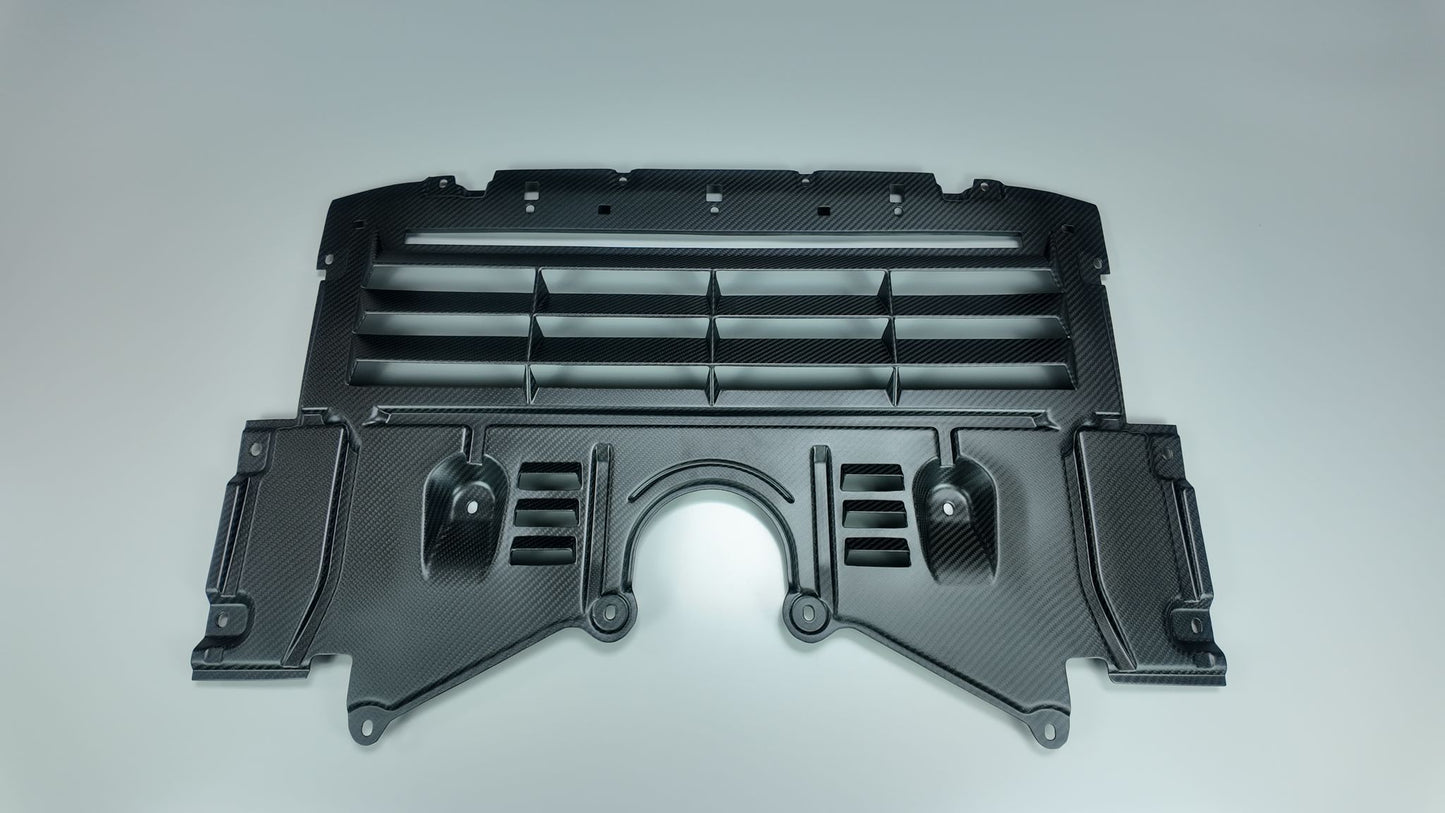 BMW M2 M3 M4 G8X dry carbon skidplate