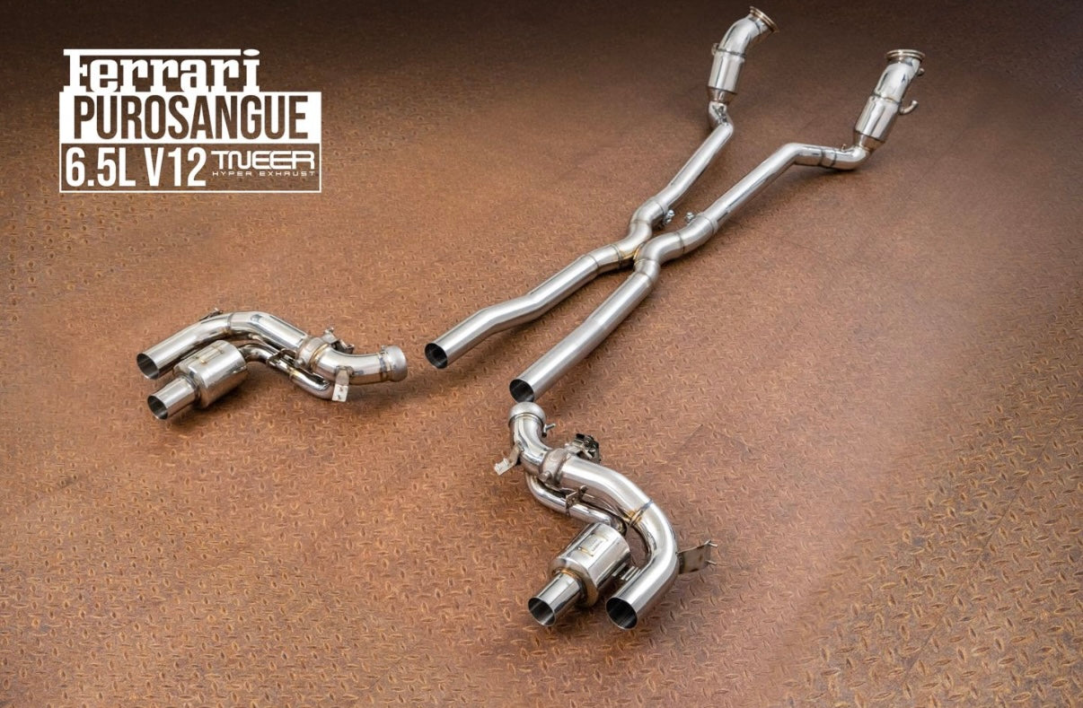 Ferrari purosangue downpipes