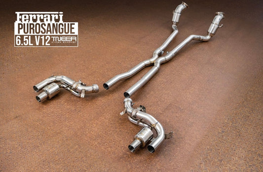 Ferrari purosangue downpipes