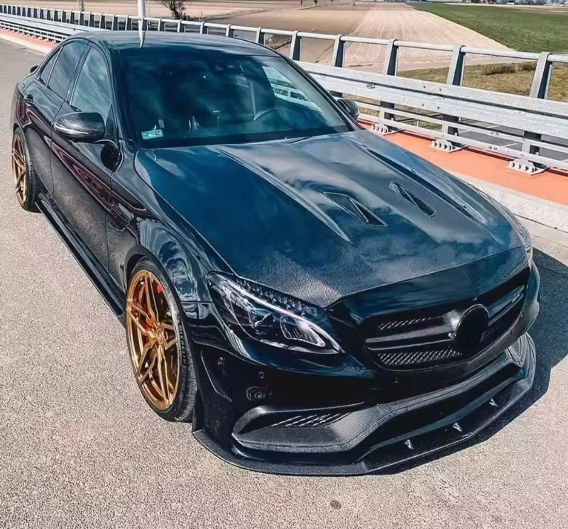 C63 carbon Hood