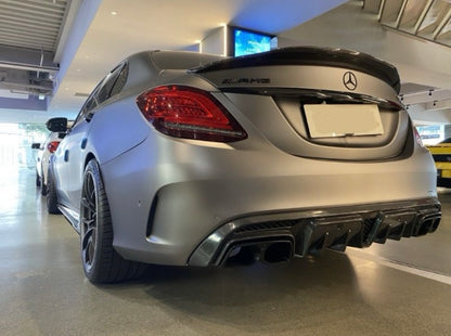 C63/S W205 carbon diffuser