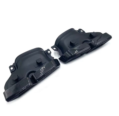 C63 AMG W205 carbon exhaust tips