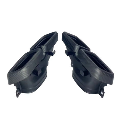 C63 AMG W205 carbon exhaust tips