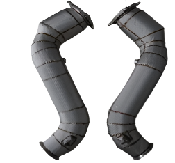 CW Performance Mclaren 720S downpipes