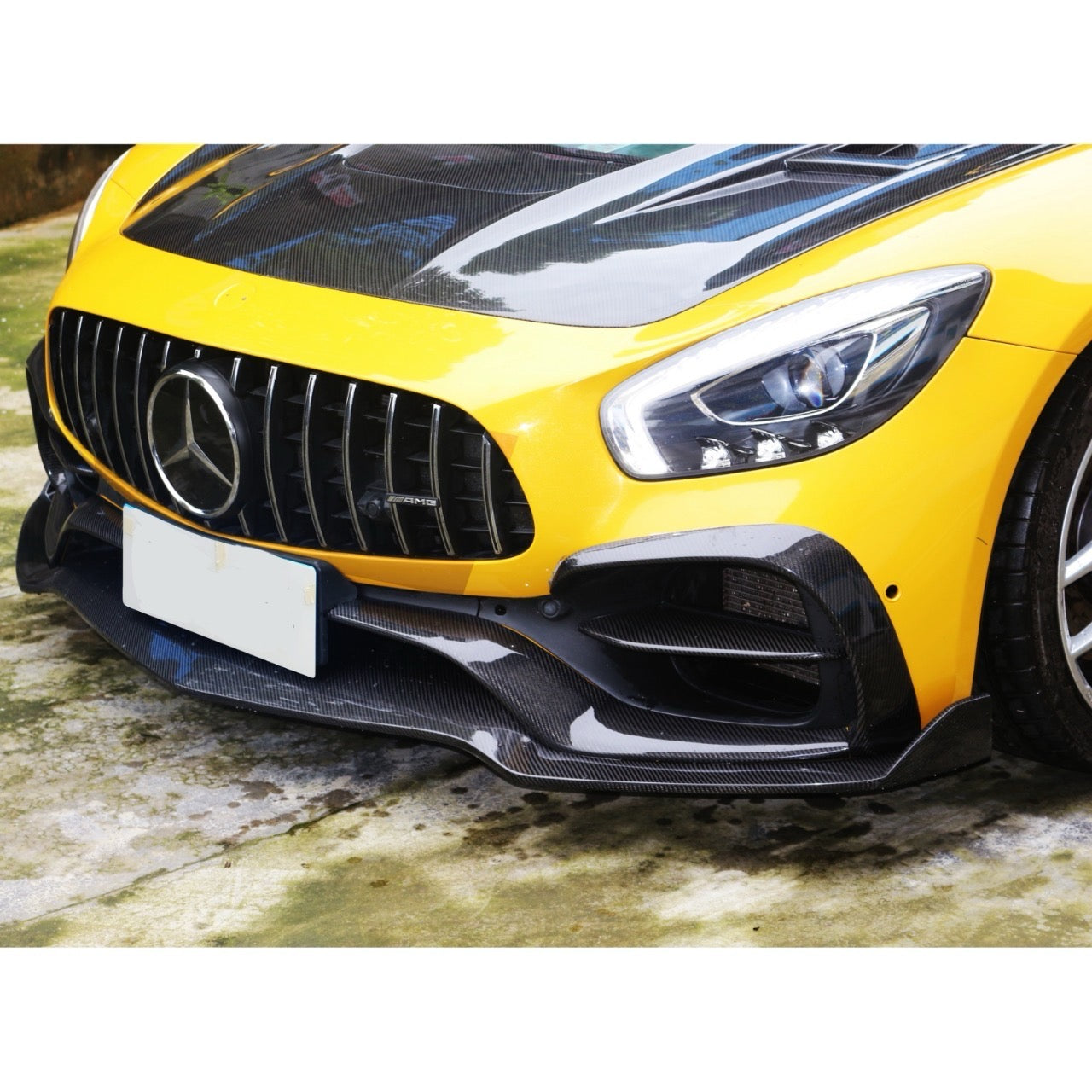 AMG GTC dry carbon front splitter